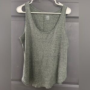 Old Navy Heathered Green Tank Top